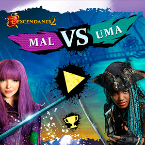 Descendants 2 mal vs uma