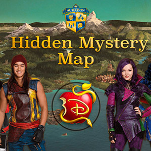Descendants hidden mystery map